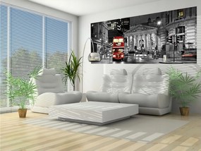 Flizelin fotótapéta London éjszaka piros busz 250x104 +ragasztó