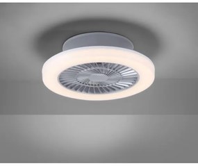 Leuchten Direkt 14645-55 - LED Lámpa ventilátorral LEONARD LED/27W/230V