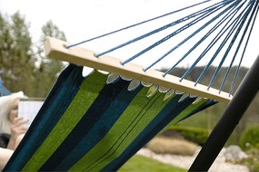 Függőágy, türkiz/kék/zöld, EVANA NEW -  Állvány nélkül