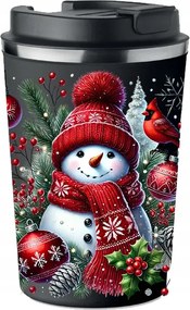 Prémium thermo bögre karácsonyi ajándék hóember tél Mikulás KT_745