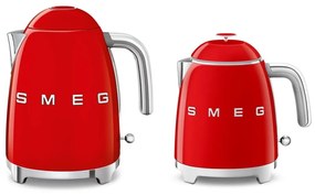 Piros rozsdamentes acél vízforraló 800 ml Retro Style – SMEG