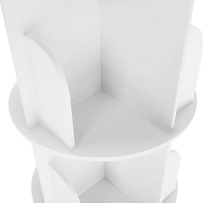 Forgó polcállvány, 4 polc, fehér, ERION TYP 1+ ajándék