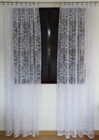 Mg Kpl függöny 4487 Fehér 150x250 kész szalag 2db