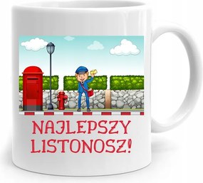 Bögre Ajándék Postásnak A Legjobb Postásnak fényképes nyomtatással