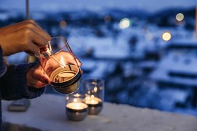 Lucerna / svícen GRAVITY CANDLE - Höfats