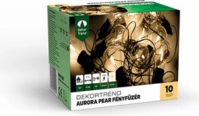 Dekortrend Aurora Pear fényfüzér, 10 égő