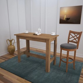 Barra étkezőasztal, kaukázusi tölgy, 120 cm