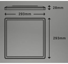 Briloner 7081-015 - SLIM LED 18W 230V 2700-6500K dimmelhető lámpa + DO