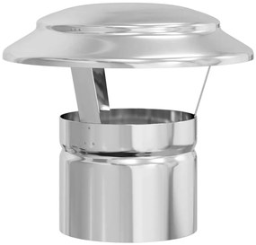 Eső Borító Kémény Ezüst 20 x 20 x 18 cm Rozsdamentes acél