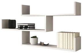 Fali polc TRIO 55x119 cm fehér