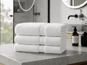 CLARYSSE ELEGANCE kéztörlő 60x110 cm fehér, 100% pamut