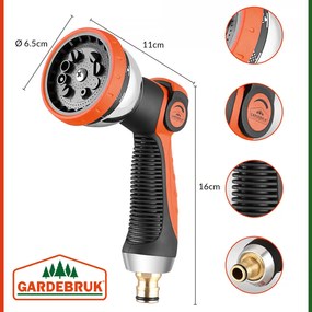 Deuba Kerti locsolótömlő 30 m - narancssárga