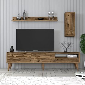 Valensiya TV-állvány, dió, 180 cm – TR845HCT5345
