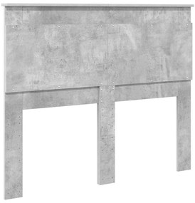 Fejtámla fejtámlával Beton Szürke 120 cm Faanyag