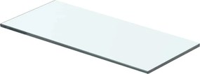 vidaXL Átlátszó üvegpolc panel 40x12 cm