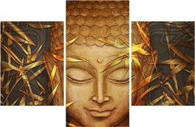 Kép - arany Buddha (90x60 cm)