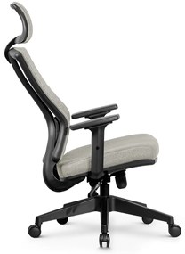 Ello ergonomikus szövet irodai forgószék deréktámasszal, fejtámasszal