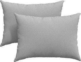 vidaXL Kanapé párnák 2 pcs Felhőszürke 70 x 50 cm szövet