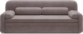 Barna kordbársony kinyitható-tárolóhelyes kanapé 236 cm Elioss – ELTAP