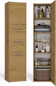 Fürdőszoba Szekrény Polc Oszlop S43 Tölgy Artisan