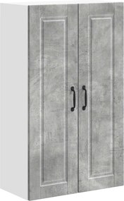 vidaXL Konyhaszekrény polcokkal Beton Szürke 60 x 31 x 100 cm Faanyag