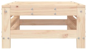 Tömör fenyőfa kerti lábzsámoly