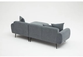 PISA L-alakú sarokgarnitúra, jobb oldali, szürke