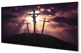Üvegképek Jézus kereszt 100x50 cm