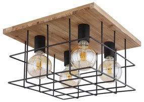 Globo 15530-4D - Mennyezeti lámpa MERRIL 4xE27/60W/230V