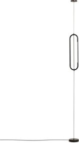 Fekete LED állólámpa (magasság 300 cm) Bow – Kave Home