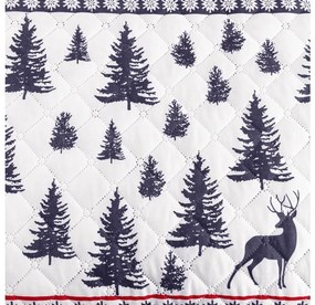 Ágytakaró TWINKLE CHRISTMAS mintával, színes Méret: 220 x 240 cm