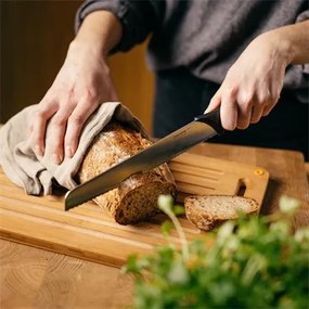 Kenyérvágókés, 23 cm, FISKARS Essential (IF1065564)