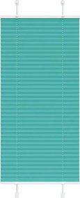 vidaXL pliszírozott redőny Benzinzöld 60x100 cm szövetszélesség