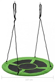 zöld színű hinta 110 cm 100 kg