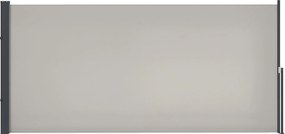 Outsunny Retractable Side Awning Privát Érintkezési Képernyő Fali Rögzítésű Acél Doboz Vízálló Oldalfali Napernyő Szélvédő 300 x 140 cm Erkélyre Teras