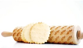 Mustache fa mintás sodrófa - Valek