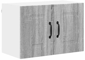 Fali konyhaszekrény 2 pcs Szürke Sonoma 60 x 31 x 40 cm Faanyag