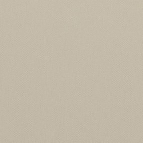 bézs oxford-szövet erkélyparaván 75 x 500 cm
