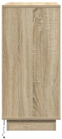Éjjeli Asztal LED-del Sonoma Tölgy 71x34,5x75 cm Műanyag