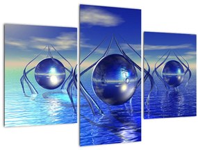 Absztrakció kép - víz (90x60 cm)