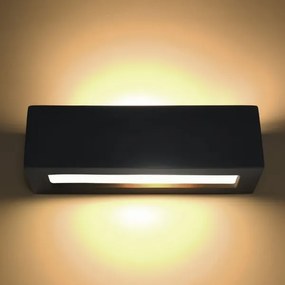 Fali lámpa VEGA 1xE27/60W/230V fekete