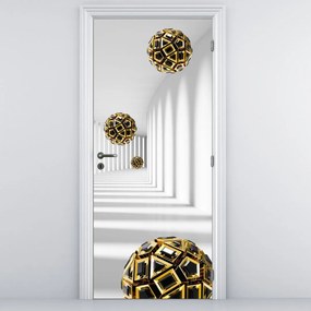 Fotótapéta ajtóra - Absztrakt labda motívum (95x205cm)