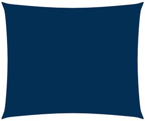 kék téglalap alakú oxford-szövet napvitorla 3 x 5 m