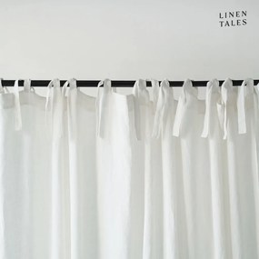 Night Time fehér vászonfüggöny, 250 x 140 cm - Linen Tales