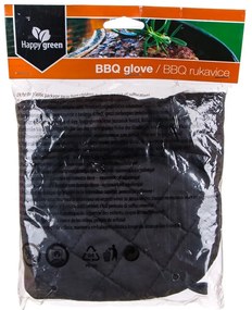 Happy Green Grilling Gloves BBQ, black