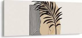 Kép - Absztrakció trópusi levelekkel N⁰3 (120x50 cm)