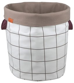 Krémszínű textil szennyeskosár 5 l Mesh – Mette Ditmer Denmark