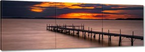 Vászonkép 150x50 Nyugati-tó híd