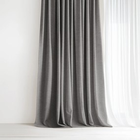 Goldea peru dekoratív drapéria - szürke 140x135 cm