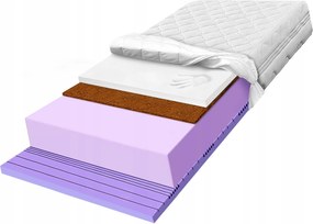 100x220 habszivacs matrac H3 H4 kókuszmatraccal és 15cm-es formamemóriával
